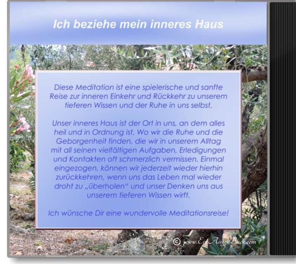 Meditation - Ich beziehe mein inneres Haus (personalisiert) – Bild 2